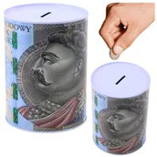 Skarbonki - Skarbonka Metalowa Puszka Banknot 500 Złotych 16x12cm - miniaturka - grafika 1