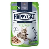Mokra karma dla kotów - HAPPY CAT Culinary mokra karma dla kota dorosłego, jagnięcina z pastwiska, mięso w sosie 20x85 g - miniaturka - grafika 1
