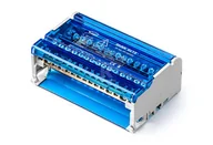 Inne akcesoria elektryczne - SHNK 4x15 Czterobiegunowy modułowy blok rozdzielczy 4x (11×6 mm2, 2×25 mm2, 2×35 mm2) - miniaturka - grafika 1