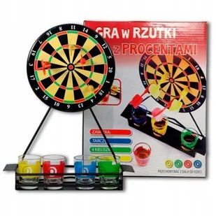 gra rzutki alkoholowe z procentami alkorzutki prezent 18 30 40 50 urodziny - Gry planszowe - miniaturka - grafika 1