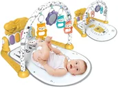 Maty edukacyjne - MATA EDUKACYJNA PIANINKO Do Zabawy GRZECHOTKI Lusterko Światło Dźwięk - miniaturka - grafika 1