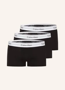 Calvin Klein Bokserki Icon Cotton Stretch Low Rise, 3 Szt. schwarz - Majtki damskie - miniaturka - grafika 1