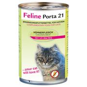 Mokra karma dla kotów - Feline Porta 21, 6 x 400 g - Kurczak z aloesem - miniaturka - grafika 1