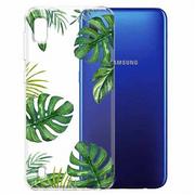 Etui i futerały do telefonów - Etui na Samsung Galaxy A10, Zielone liście palmowca - miniaturka - grafika 1