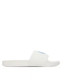 Klapki i japonki damskie - Tommy Hilfiger Klapki Th Script Pool Slide FW0FW09286 Biały - miniaturka - grafika 1