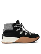 Buty dla dziewczynek - Sorel Śniegowce Youth Out N About™ Conquest Wp NY4565-010 Czarny - miniaturka - grafika 1