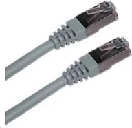 Patchcordy - Lynx CS Patchcord Cat6A, S-FTP, 1m, szary PK-SFTP6A-010-GR - miniaturka - grafika 1