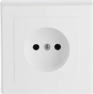 Gniazdka elektryczne - Timex JOWISZ Gniazdo pojedyncze b/u natynkowe białe GNt-15 Jw - miniaturka - grafika 1