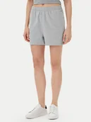Spodenki damskie - Tommy Hilfiger Szorty sportowe UW0UW05800 Szary Regular Fit - miniaturka - grafika 1