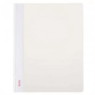 Skoroszyt zwykły A4 twardy BIURFOL biały - Teczki i skoroszyty - miniaturka - grafika 1