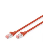 Kable miedziane - DIGITUS Digitus Cat6 S-FTP, 0.5m kabel sieciowy DK-1644-005/R - miniaturka - grafika 1