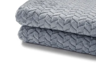 Koc 200 x 220 Mikrofibra Tłoczony Ardea Jodełka 13 - Koce - miniaturka - grafika 6