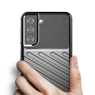 Thunder Case etui Samsung Galaxy A14 5G silikonowy pancerny pokrowiec czarne - Etui i futerały do telefonów - miniaturka - grafika 2