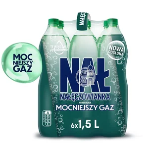 Nałęczowianka woda gazowana 1,5L /6szt./ - Woda - miniaturka - grafika 1