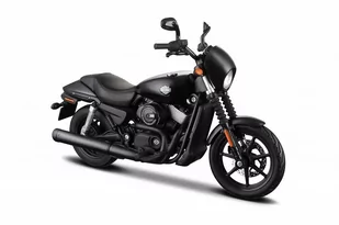 Motocykl 2015 Street 750 Czarny Mat Skala 1:18 - Samochody i pojazdy dla dzieci - miniaturka - grafika 1