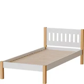 Łóżka dla dzieci i młodzieży - Łóżko 90 x 200 ze Stelażem Gaja Dolmar Dąb Naturalny / Czarny - miniaturka - grafika 1