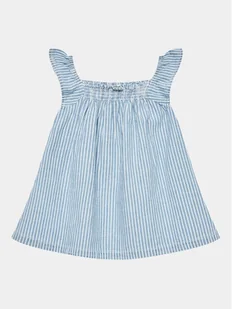 United Colors Of Benetton Sukienka codzienna 47PQAV00A Niebieski Regular Fit - Sukienki i spódniczki dla dziewczynek - miniaturka - grafika 1