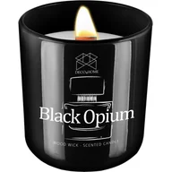 Świece - Deco4Home Świeca Zapachowa "Black Opium" Drewniany Knot Naturalna - miniaturka - grafika 1