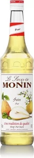 Monin Syrop PEAR 0,7 L - gruszkowy - Syropy i koncentraty owocowe - miniaturka - grafika 1