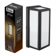 Lampy ogrodowe - Kinkiet Zewnętrzny LED Lampa Elewacyjna Ogrodowa Ścienna E27 IP54 Latarnia - miniaturka - grafika 1