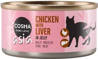 Mokra karma dla kotów - Zestaw Cosma Asia w galarecie, 24 x 170 g - Kurczak z wątróbką kurzą - miniaturka - grafika 1