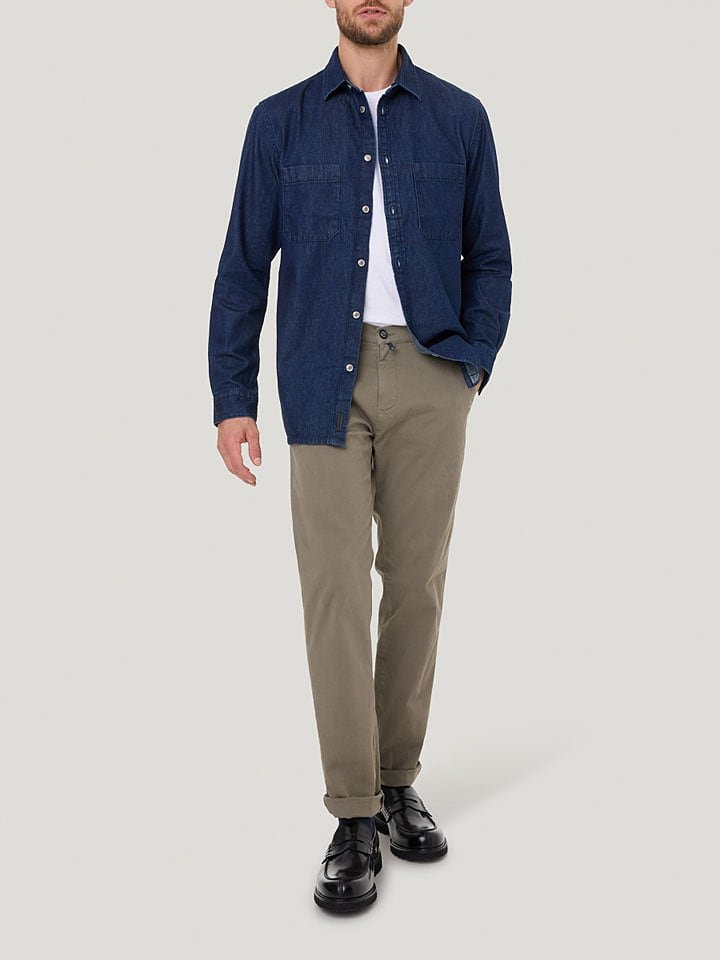 Pierre Cardin Spodnie chino w kolorze szarobrązowym