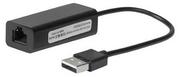 Adaptery i przejściówki - MicroConnect USB2.0 to Ethernet Black USBETHB - miniaturka - grafika 1