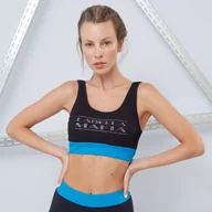Bielizna sportowa damska - Biustonosz sportowy LABELLAMAFIA SPORTS BRA ACQUACOLORS - miniaturka - grafika 1