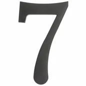 Numery na dom - Cyfra 7 wys.18 cm plastikowa czarna 5906711263688 - miniaturka - grafika 1