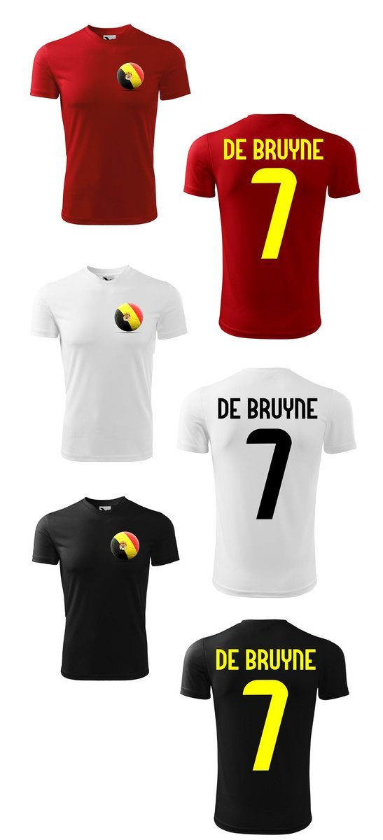 Treningowa Koszulka BELGIUM Kevin DE BRUYNE 7 jr