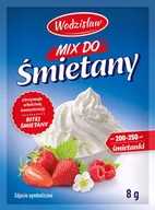 Dodatki do ciast w proszku - Wodzisław Mix do śmietany 8 g - miniaturka - grafika 1