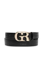 Paski - Gino Rossi Pasek Damski BLYL23008 Czarny - miniaturka - grafika 1