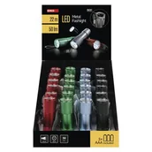 Latarki - Latarka ręczna 9 x LED 3 x AAA mix kolorów - miniaturka - grafika 1