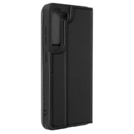 Etui i futerały do telefonów - Etui do Samsung S23 z uchwytem na kartę Podstawka Magnetyczna zakładka Bigben Czarna - miniaturka - grafika 1