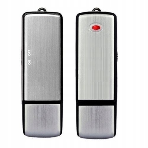 Dyktafon USB 8GB mini podsłuch pendrive nagrywanie głosu audio HD dyskretny