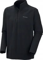Bluzy męskie - Columbia Columbia Klamath Range II Half Zip Fleece 1352472010 Czarne M - miniaturka - grafika 1