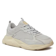 Półbuty męskie - Sneakersy Hugo Leon Runn 50510309 Lightghrey 050 - miniaturka - grafika 1