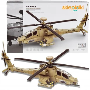 KLOCKI KONSTRUKCYJNE HELIKOPTER BOJOWY WOJSKOWY MILITARIA DLA DZIECI MODEL - Klocki KLOCKI KONSTRUKCYJNE HELIKOPTER BOJOWY WOJSKOWY MILITARIA DLA DZIECI MODEL - Klocki - miniaturka - grafika 1