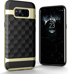 Etui na telefon Samsung Galaxy S7 Edge Backcover Case Etui ochronne na telefon komórkowy - Cover 3D Prisma Design Gold - Etui i futerały do telefonów - miniaturka - grafika 1