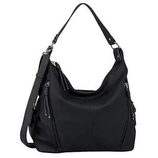 Tom Tailor Caia, Torebka Crossbody, Czarny, M - Torebki damskie - miniaturka - grafika 1