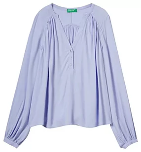 United Colors of Benetton Damska koszula 53a0dq035, fioletowa, 2h0, rozmiar M, Fioletowy 2h0, M - Koszule damskie - miniaturka - grafika 1