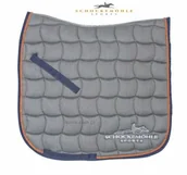Akcesoria jeździeckie - Schockemohle Potnik COACH PLUS szary melanż/pomarańczowy - miniaturka - grafika 1