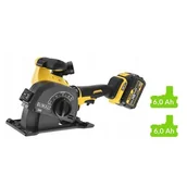 Bruzdownice - DeWALT Bruzdownica do betonu 125mm, 54V Li-lon 2x6,0Ah XR FLEXVOLT DeWalt [DCG200T2] DCG200T2-QW - miniaturka - grafika 1