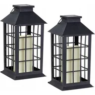 Lampy ogrodowe - SUPERLED 5185-2 Czarny Lampa ogrodowa - miniaturka - grafika 1
