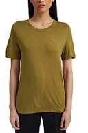 Koszulki i topy damskie - ESPRIT Collection T-shirt damski, 360/oliwkowy, S - miniaturka - grafika 1