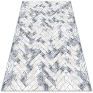 Dywany - Modny uniwersalny dywan winylowy Jodełkowy marmur 150x225 cm - miniaturka - grafika 1