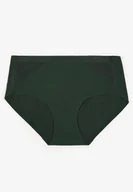 Majtki damskie - Ciemnozielone Majtki Figi Bezszwowe z Wysokim Stanem Kolaviellea - miniaturka - grafika 1