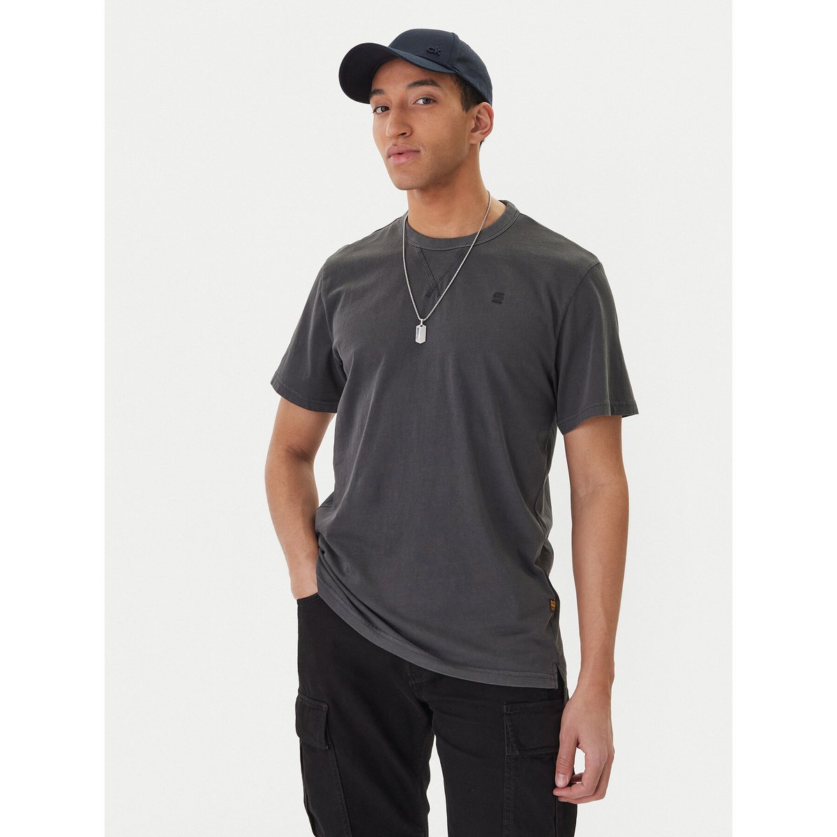 G Star Raw T-Shirt Męskie Czarny D24449-2653-B564