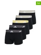Majtki męskie - adidas Bokserki (5 par) w kolorze czarnym - miniaturka - grafika 1