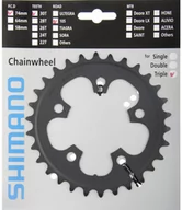 Części rowerowe - SHIMANO Tarcza mechanizmu korbowego 105 FC-5703 czarny / Ilość zębów: 50 Y1M498040 - miniaturka - grafika 1